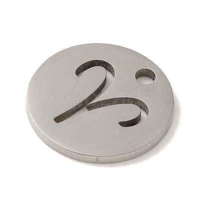 Non-Tarnish 201 Stainless Steel Charms STAS-E217-10P-09-1