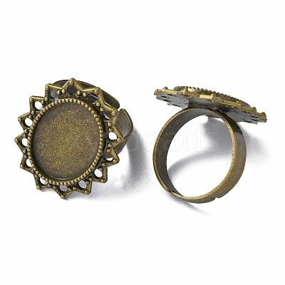 Adjustable Alloy Pad Ring Settings FIND-WH0110-463AB-1