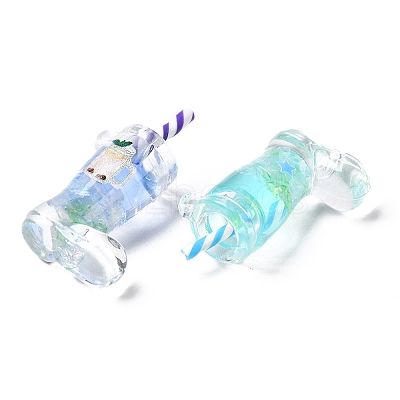 Transparent Acrylic Pendants OACR-M005-01-1