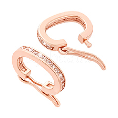 2Pcs 925 Sterling Silver Twister Clasps STER-PH0004-12-1