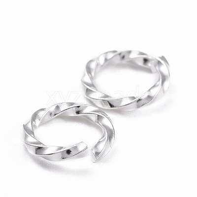 304 Stainless Steel Open Jump Rings STAS-F191-12S-B-1