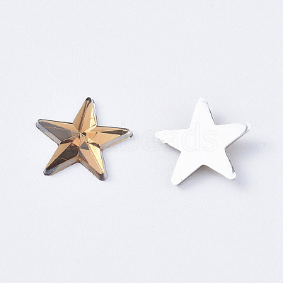 Acrylic Rhinestone Flat Back Cabochons RSB385-15-1