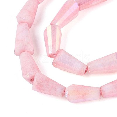 Anti-Tarnish Electroplate Glass Beads Strands GLAA-T025-27H-1