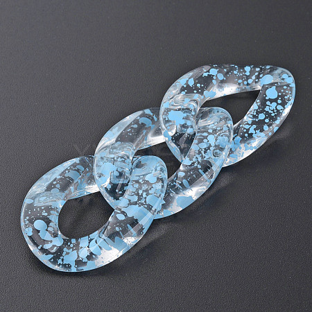 Transparent Acrylic Linking Rings OACR-N009-014A-12-1