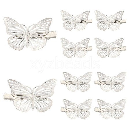 12Pcs 2 Styles Iron Alligator Hair Clips for Women Girls PHAR-SP0001-28B-1