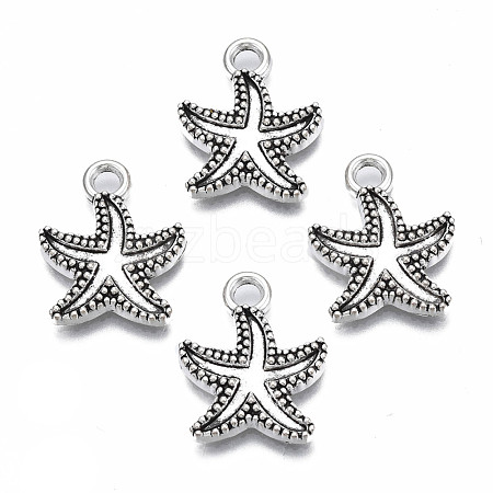 Tibetan Style Alloy Pendant Settings for Enamel TIBEP-N011-028-1