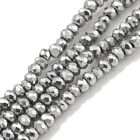Electroplated Synthetic Non-Magnetic Hematite Beads Strands G-C136-K01-02-1