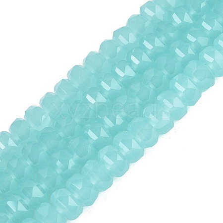 Imitation Jade Glass Beads Strands GLAA-Q114-01A-C02-1