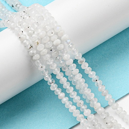 Natural Rainbow Moonstone Beads Strands G-G0005-D02-1