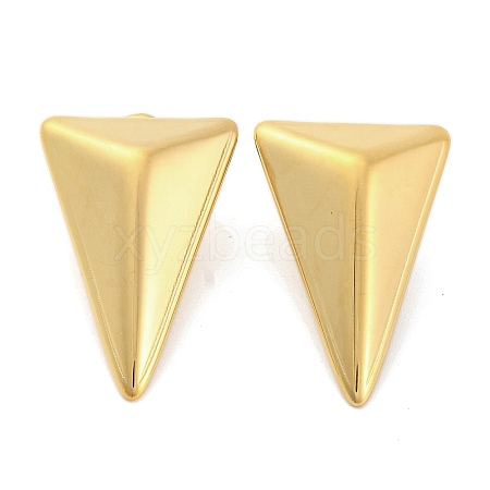 Ion Plating(IP) 304 Stainless Steel Stud Earrings for Women EJEW-N054-07G-1