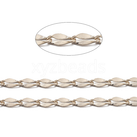 Brass Dapped Curb Chains CHC-R126-03G-1