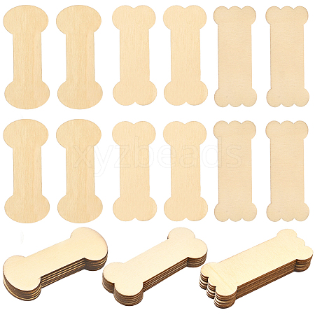 60Pcs 3 Styles Wood Thread Winding Boards DIY-SC0031-10A-1