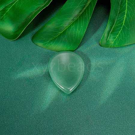 Natural Green Aventurine Teardrop Decorations PW-WG72051-09-1