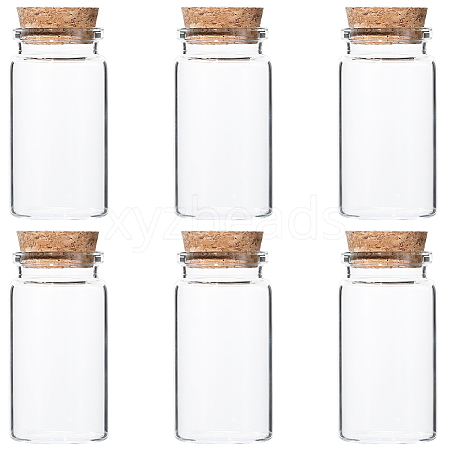 Glass Jar Glass Bottles Bead Containers AJEW-SP0003-91A-1