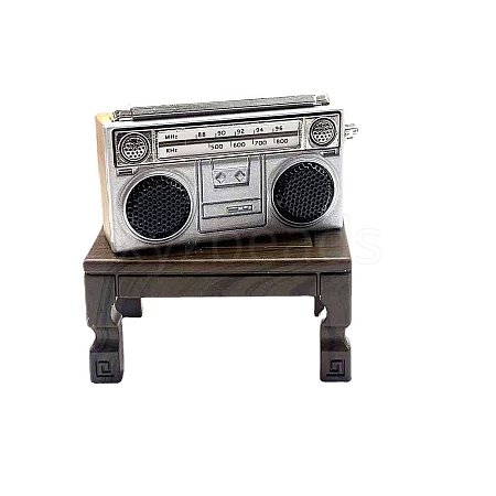 Alloy Mini Imitation Radio Decoration PW-WG500A6-02-1