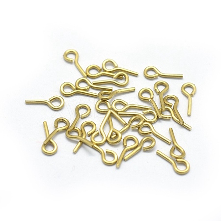 Brass Eye Pin Peg Bails KK-L184-12C-1