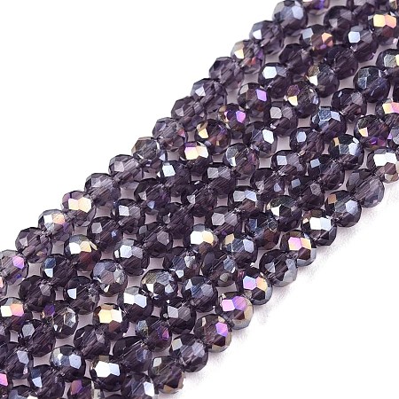 Electroplate Glass Beads Strands LS-EGLA-A044-T2mm-B15-1