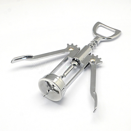 Multifunctional Zinc Alloy Wine Bottle Openers AJEW-R048-06-1