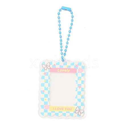 Acrylic Photocard Sleeve Keychain DIY-A024-04D-1