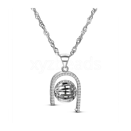 SHEGRACE Stylish 925 Sterling Silver Necklace JN419A-1