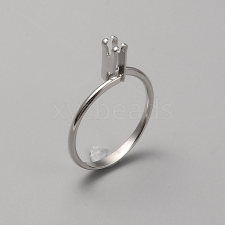 Aluminium Alloy Finger Rings Components FIND-WH0111-275A-P-1