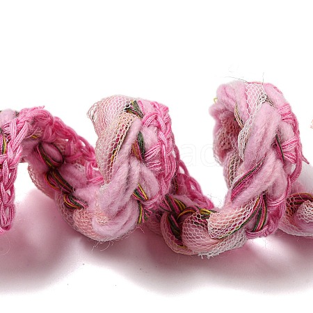 Polyester Crochet Lace Trim OCOR-Q058-20-1