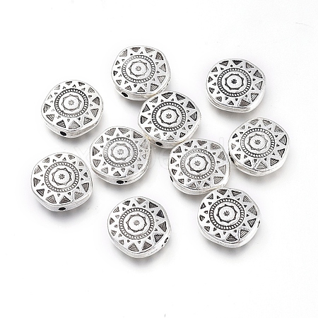 Tibetan Style Alloy Beads TIBE-G020-19AS-1