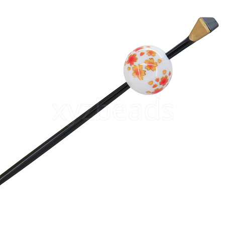 Flower Acrylic Hair Sticks PW-WGE4561-04-1