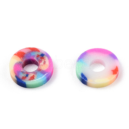 Handmade Polymer Clay Beads CLAY-YW-6.0mm-A42-1