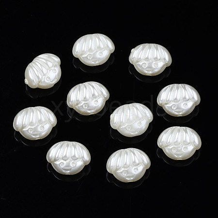 ABS Plastic Imitation Pearl Beads KY-S163-444-1