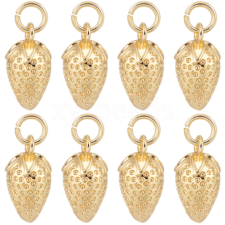 10Pcs Brass Pendant Rhinestones Settings KK-BBC0018-10-1