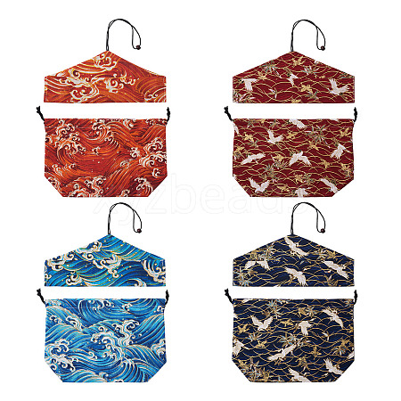 8Pcs 8 Styles Polycotton Bags ABAG-BT0001-03-1