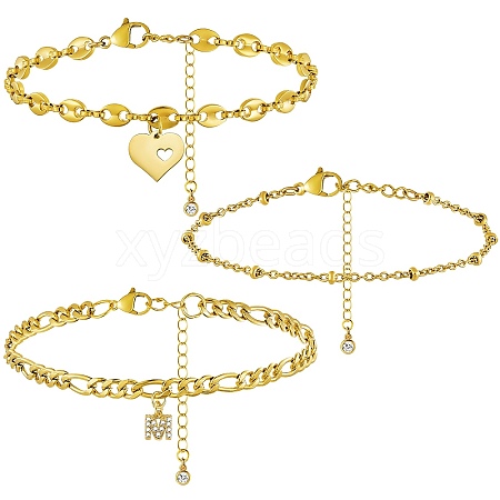 Anklets Sets AJEW-AN00383-13-1