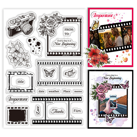 Custom PVC Plastic Clear Stamps DIY-WH0448-0681-1