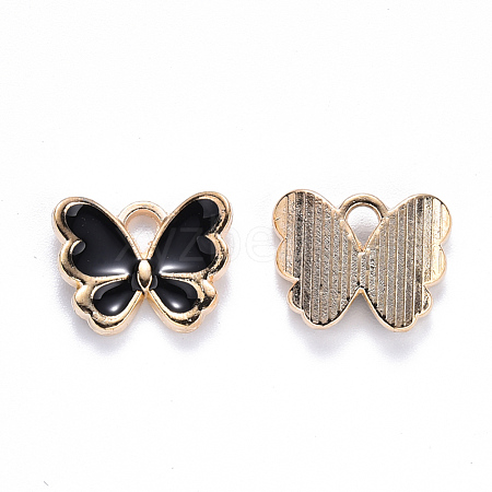 Alloy Enamel Charms X-ENAM-S121-070C-1