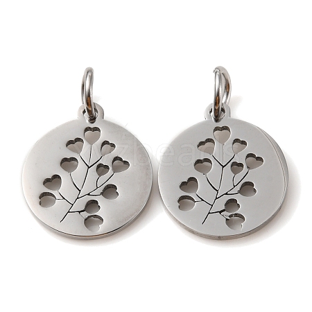 Non-Tarnish 304 Stainless Steel Charms LS-STAS-D050-07P-03-1