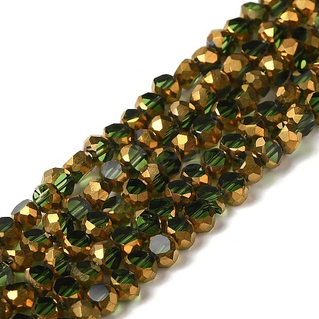 Electroplate Glass Beads Strands EGLA-P061-01B-03-1