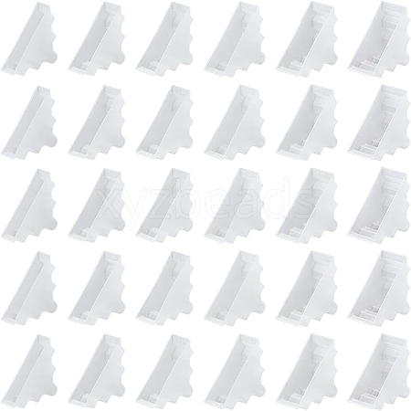 60Pcs 6 Styles Triangle Plastic Furniture Corner Guards AJEW-BC0007-84B-1