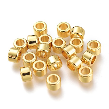 Brass Spacer Beads KK-P189-10B-G-1