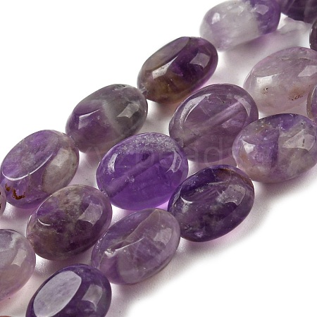 Natural Amethyst Beads Strands G-M420-D03-01-1