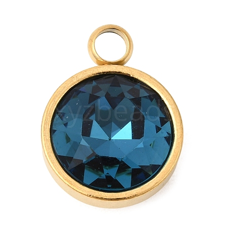Birthstone Theme September 304 Stainless Steel Pendants STAS-K239-01G-A09-1