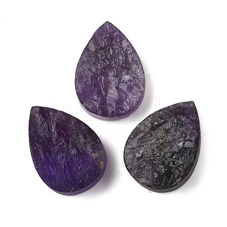 Natural Amethyst Cabochons G-K338-40B-01-1