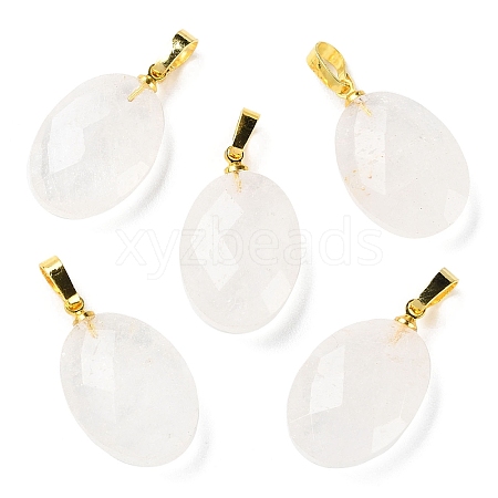 Natural Quartz Crystal Pendants G-E603-03G-05-1