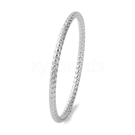 304 Stainless Steel Bangles for Women BJEW-B104-28P-1