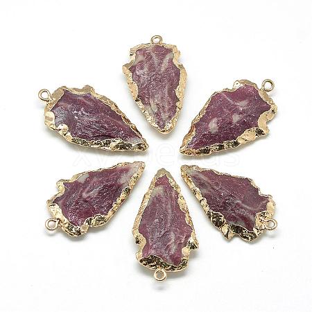 Natural Agate Pendants G-Q491-03-1