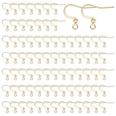 100Pcs 316 Surgical Stainless Steel Earring Hooks STAS-UN0058-62-1