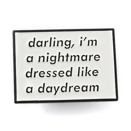 Word Darling Enamel Pins JEWB-F031-03C-1