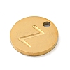 Ion Plating(IP) 304 Stainless Steel Pendants FIND-M017-02G-Z-2