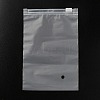 Transparent PE Jewelry Zip Top Storage Bags ABAG-H114-01J-1