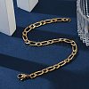 Ion Plating(IP) 304 Stainless Steel Figaro Chain Bracelets BJEW-L637-04A-G-5